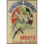 Jules Cheret (1836-1932) Quinquina Dubonnet, 1895 a lithographic poster, printed by Imprimerie