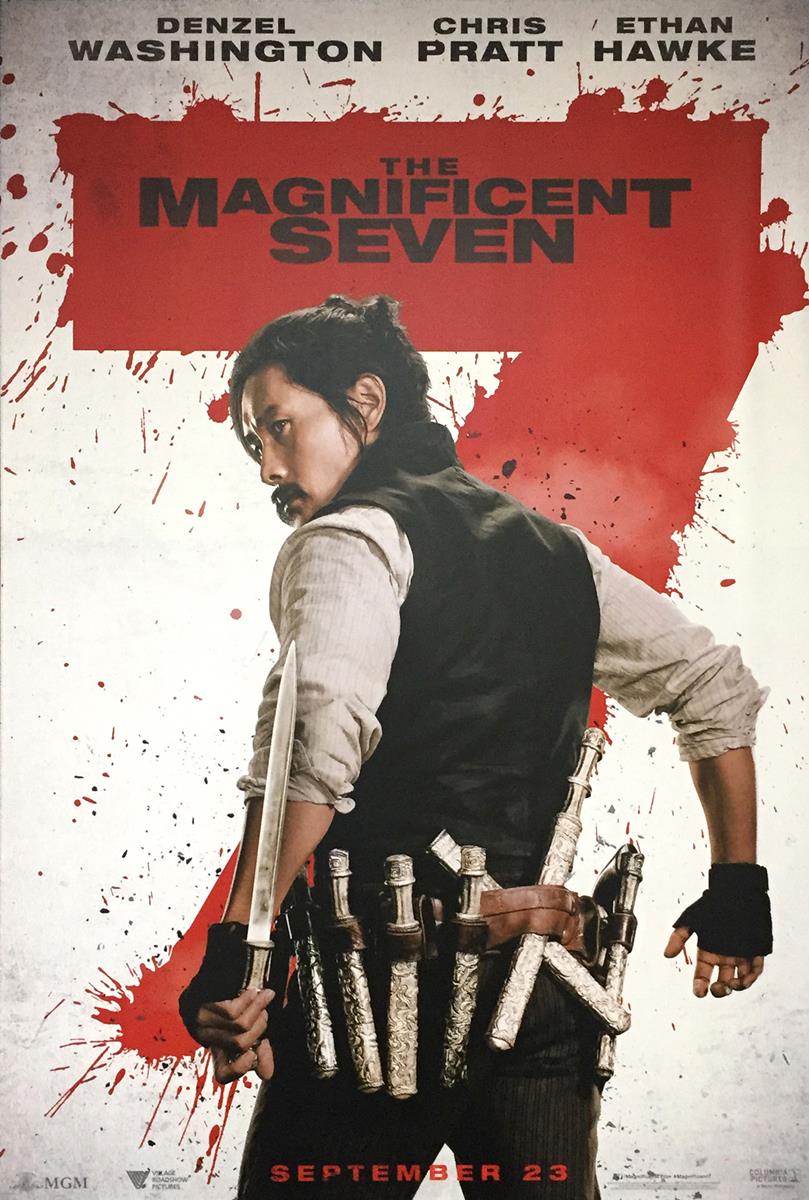 The Magnificent Seven three extremely large film posters, featuring Denzel Washington, Ethan Hawke - Image 3 of 3