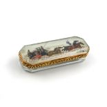 A 19th century gold-mounted rock crystal toothpick box, unmarked circa 1830-1835, rectangular