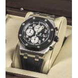 AUDEMARS PIGUET - A gentleman's stainless steel Royal Oak Offshore chronograph wrist watch,