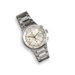 IWC - a gentleman's stainless steel GST chronograph bracelet watch reference IW3707, silver dial