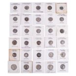 Ancient Rome: a collection of silver coins, comprising: denarii (23), including Mark Anthony (