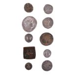 Coins of the ancient world, mainly Indo-Greek and the Kingdoms of Asia Minor, including: Kushan