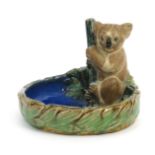 A rare Doulton Lambeth stoneware Koala Bear bibelot, probably made for the Australian market,