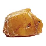 An amber specimen, 11.5cm wide.