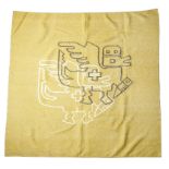 Four Quito tapestries Ecuador Including a poncho with two stylised birds and three hangings, Bird