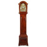 A mahogany longcase clock by Joseph Dudds of London, the eight day brass movement with five turned