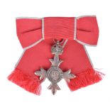 The Most Excellent Order of the British Empire, M.B.E. (civil): the lady member's shoulder badge