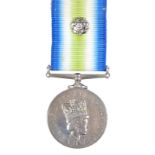A South Atlantic Medal, with rosette (D. J. HUGHES), engraved, good very fine or better.