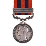 An India General Service Medal 1854-95 to Driver E. Jackson, Royal Artillery, clasp: Northwest