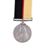 A Queen's Sudan Medal 1896-98, engraved '6986 PTE. H. THORNE. GORDONS.', near very fine. It has