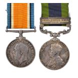 Two medals to Private Albert Gamble, Royal Sussex Regiment: British War Medal 1914-20 (G-21820