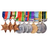 A group of nine medals to Major Alastair Norman West West-Watson, Duke of Wellington's Regiment