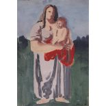 ‡Bernard Meninsky (1891-1950)Mother and childSignedGouache on paper18 x 12.5cmLots 104 to 172 -