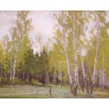 Aleksei Mikhailovich Gritsai (Russian 1914-1998)May Greenery 1968SignedOil on canvas65 x