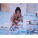 ‡Tracey Emin CBE RA (b.1963)The artist nude in her studio from the Exorcism installation