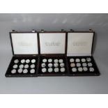 The MDM collection of 48 silver coins in honour of Her Majesty Queen Elizabeth, The Queen Mother all