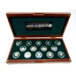A collection of fourteen European Medieval silver coins, with box and certificate