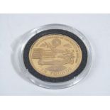 A ten pound coin commemorating the 70th anniversary of the Battle of Britain, dated 2010, with