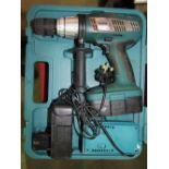 A cased Makita Site Master 24v rechargeable drill CDD240T165C