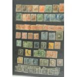 A stock book containing an accumulation of stamps from GB Commonwealth Canada