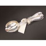 Set of six 1930s silver dessert spoons, maker Edwin Viners, Sheffield 1931, 11.5oz approx