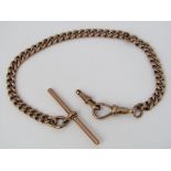 A 9ct Albert chain, 20g