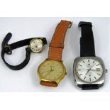 Two vintage Tissot watches to include a automatic Seastar and Stylist; together with a further