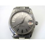 Gents Tudor 'Prince-Oysterdate', rotor self winding gentleman's wrist watch, silver dial with