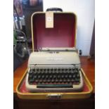 A Remington quiet-riter manual typewriter in case