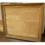 A large 19th century frame with moulded laurel wreath and other detail, 115 x 99 cm approx