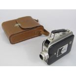 Kodak Super 8 camera, variable speed shutter, etc in leather case and good condition