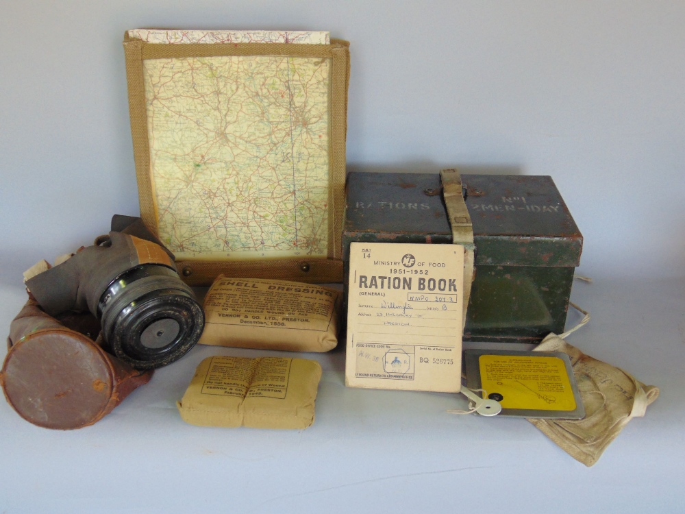 A large collection of military related items to include trench art, flags, books, literature and - Image 2 of 5