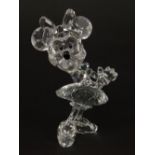 Swarovski crystal study of Minnie Mouse, 12cm high