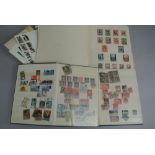 A collection of stamps worldwide, from mid-20th and late 20th century including blocks