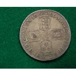 William III half crown (Chester Mint) 1696