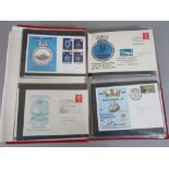 Two albums and a box of FDC's mostly Navy related