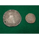 Elizabeth I shilling and groat