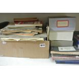 An extensive collection of mixed ephemera including unused stationery, note books, journals,