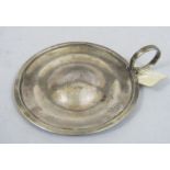 George III silver cup cover? with loop handle, maker Stephen Adams, London 1807, 10.5cm diameter,