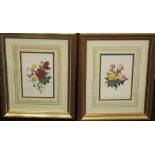 Set of six framed botanical prints, together with a further set of six Tate Gallery prints and two