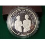 Royal Mint - 1996 Fiji - Queen Elizabeth the Queen Mother - Lady of the Century silver proof $50