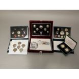 1996 silver anniversary collection - proof coinage, seven coins £1 to one penny, cased with