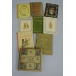 A collection of eight Kate Greenaway Almanacks, 1883, 1889, 1890, 1892-1895 and 1897, together