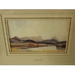 Sir David Young Cameron, RA, RSA, (Scottish 1865-1945) - The Sutherland Hills, watercolour,