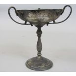 Interesting early 20th century three handled trophy inscribed "1910 Wimbledon, The Championship