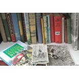 A mixed collection of books including seven Folio Society editions and The Handbook of Classic