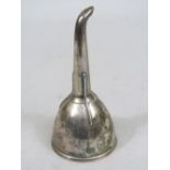 George III silver wine funnel, maker IM? London 1808, 14cm long