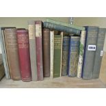 A collection of late 19th century and early 20th century topographical books, many about London