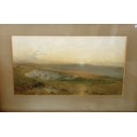 Henry George Hine (British 1811-1895) - A Chalk Pit at Eastbourne, Sussex, watercolour, signed and